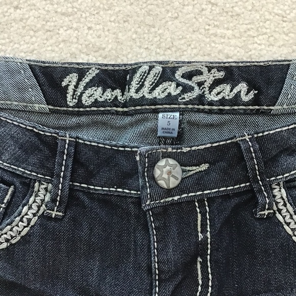 VANILLA STAR SIZE 5 BLUE JEANS boot cut - Picture 5 of 8